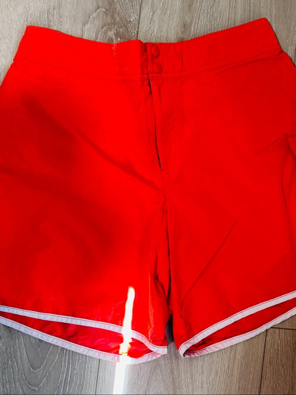 FP Movement Red Side Stripe Shorts M